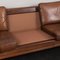 3-Seater Sofa in Brown Aniline Leather and Beech Wood by Mogens Hansen, 1970s, Image 3