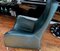 Olive-Green Leather Lounge Chair Ds 264 from de Sede 2