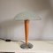 Glass and Wood Mushroom Lamp from Ikea Kvintol, 1990s, Image 1