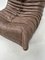 Togo Lounge Chair in Dark Brown Leather by Michel Ducaroy for Ligne Roset, Image 6