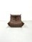 Togo Lounge Chair in Dark Brown Leather by Michel Ducaroy for Ligne Roset, Image 7