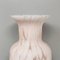 Vase in Rosa & Weiß aus Muranoglas von Artelinea, Italien, 1960er 5