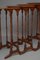 Mesas nido eduardianas de caoba y madera satinada, década de 1900. Juego de 4, Imagen 4