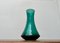 Mid-Century German Green Glass Vase from Leichlingen Rheinkristall, 1960s 1
