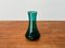 Mid-Century German Green Glass Vase from Leichlingen Rheinkristall, 1960s 5