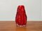 Mid-Century German Heavy Bark Glass Vase from Ingrid Glas, Germany, 1960s 1