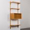 Oak Wall Unit with Vinyl Records Cabinet by Poul Cadovius for Cado, 1970s, Image 1