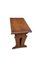 Small Charm Carved Oak Coffee Table with Magazine Rack, Image 6