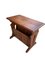 Small Charm Carved Oak Coffee Table with Magazine Rack 2