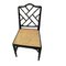 Vintage Faux Bamboo Chairs in Black, Set of 2 2