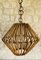 Lámpara colgante Mid-Century de bambú y ratán, años 60, Imagen 1