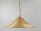 Lámpara colgante italiana de bambú y latón de Gabriella Crespi, años 70, Imagen 3