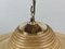 Lámpara colgante italiana de bambú y latón de Gabriella Crespi, años 70, Imagen 8