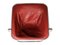 Silla plegable Plona de escay rojo y aluminio de G. Piretti para Anonima Castelli, años 60, Imagen 5