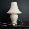 Large Classic White Murano Mushroom Table Lamp, Italy, 1970s, Image 8