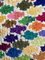 Tappeto berbero boucherouite multicolore, Marocco, anni '90, Immagine 9