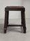 French Modernist Brutalist Wood Turned Stool in the style of Charles Dudouyt, 1950s, Image 14