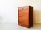 Teak Chest of Drawers with Rolling Door, Denmark, 1960s 1