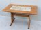 Small Mid-Century Teak and Tile Dining Table from Gangso Mobler 1