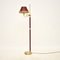 Vintage Swedish Enameled Tole and Brass Floor Lamp attributed to Borens from Boréns, 1970s 1