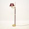 Vintage Swedish Enameled Tole and Brass Floor Lamp attributed to Borens from Boréns, 1970s 3