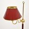 Vintage Swedish Enameled Tole and Brass Floor Lamp attributed to Borens from Boréns, 1970s 5
