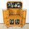 Mueble asiático con licores de madera lacada, China, años 50, Imagen 10