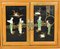 Asian Cabinet with Lacquered Wooden Liqueurs, China, 1950s, Image 17