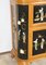 Asian Cabinet with Lacquered Wooden Liqueurs, China, 1950s 22