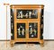 Asian Cabinet with Lacquered Wooden Liqueurs, China, 1950s 40