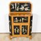 Asian Cabinet with Lacquered Wooden Liqueurs, China, 1950s, Image 5