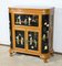 Asian Cabinet with Lacquered Wooden Liqueurs, China, 1950s 3