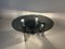 Tavolino da caffè scultoreo in metallo cromato e vetro con luce incorporata di Marco Zanuso, anni '60, Immagine 10