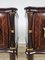 Mid-Century Bedside Tables in Mahogany and Rosewood with Glass Tops, 1950, Set of 2, Image 10