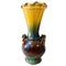 Mid-Century Spanish Nijar Multicolor Ceramic Vase 1