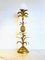 Large Floor Lamp with Pineapple in Gilded Metal, 1970s 1