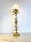 Large Floor Lamp with Pineapple in Gilded Metal, 1970s 2