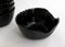 Bowls in Black Opaline Glass from Arc, France, 1980s, Set of 6, Image 3