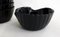 Bowls in Black Opaline Glass from Arc, France, 1980s, Set of 6 2