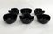 Bowls in Black Opaline Glass from Arc, France, 1980s, Set of 6, Image 6