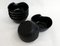 Bowls in Black Opaline Glass from Arc, France, 1980s, Set of 6 7