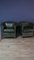 Green Leather Aura Armchairs by Paolo Piva for Wittmann, 1980s, Set of 2, Image 4