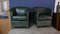 Green Leather Aura Armchairs by Paolo Piva for Wittmann, 1980s, Set of 2, Image 1