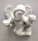 Wall Mounted White Glazed Ceramic Cherub Candleholder from Goldscheider, Austria, 1930s, Image 6