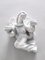 Wall Mounted White Glazed Ceramic Cherub Candleholder from Goldscheider, Austria, 1930s 1