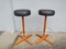 Vintage Stools by Börje Johanson, 1950s, Set of 2 1