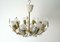 Deckenlampe mit Blumenmuster von Vereinigte Werkstätten Collection 1