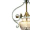 Vintage Lantern in Wrought Iron and Blown Glass 6