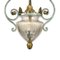 Vintage Lantern in Wrought Iron and Blown Glass 5