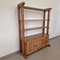 Mid-Century Rustic Open Bookcase - Cabinet, Image 3